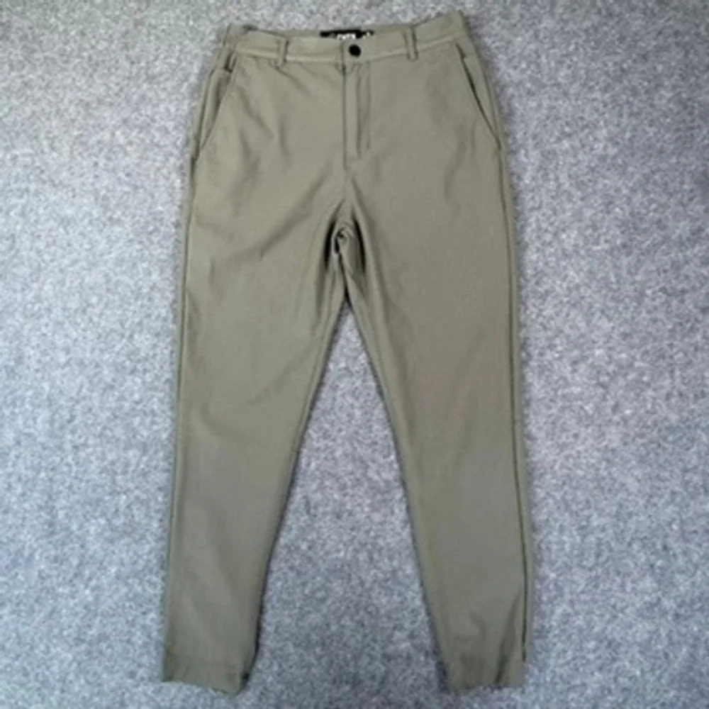 Cuts Clothing Jogger Pants Mens Medium M Olive Green Athletic Casual Performance